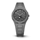 VALUCHI Dual Calendar 40mm — Gunmetal Black