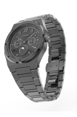 Dual Calendar Gunmetal Black - 40mm