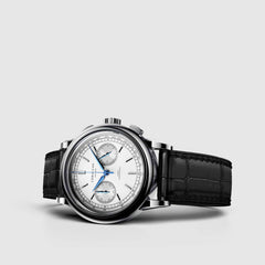 CORNICHE Chronograph Steel with White dial