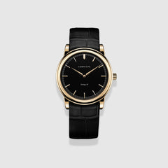CORNICHE Heritage 36 Yellow Gold / Black Dial