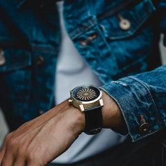 Zinvo Blade Onyx Black/Yellow 44 MM Automatic Men