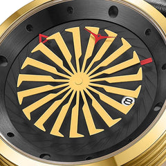 Zinvo Blade Onyx Black/Yellow 44 MM Automatic Men