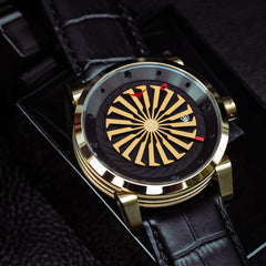 Zinvo Blade Onyx Black/Yellow 44 MM Automatic Men