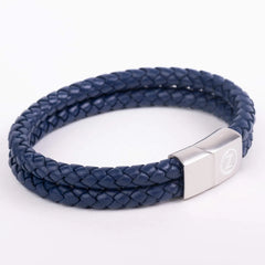 ZUS Double Navy-blue Leather