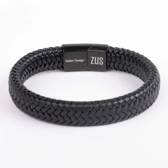New Black Wide Leather