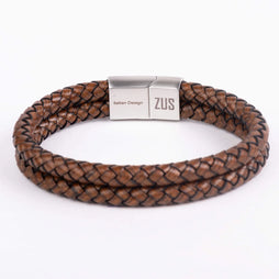 ZUS Double Vintage Brown Leather