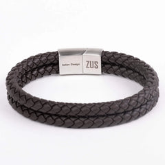 ZUS Double Coffee Brown Leather