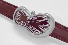 EXAEQUO Melting Watch Italian burgundy HS