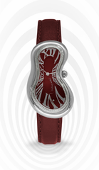 EXAEQUO Melting Watch Italian burgundy HS