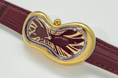 EXAEQUO Melting Watch Italian Burgundy PVDYG