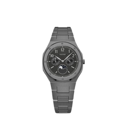 Dual Calendar Gunmetal Black - 40mm