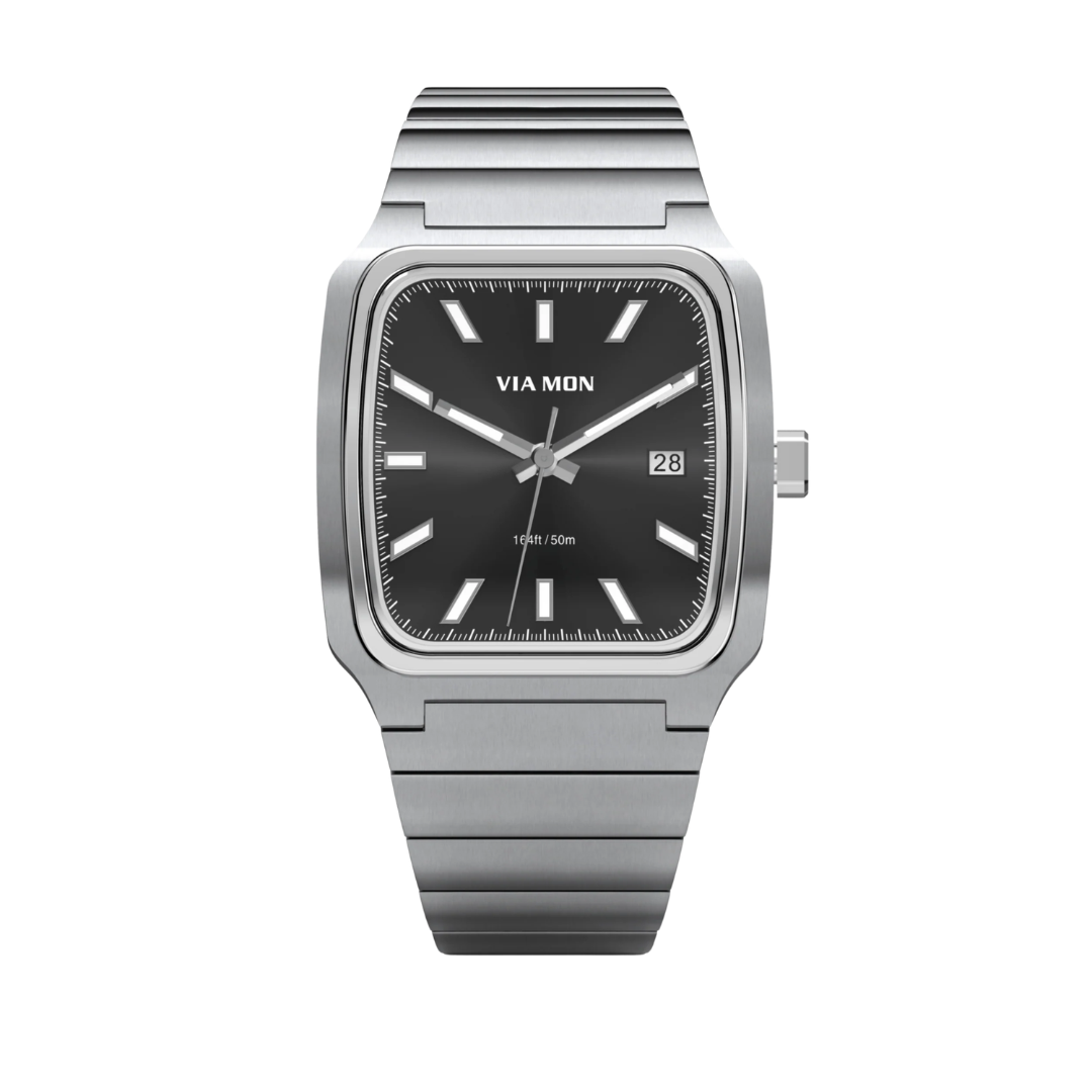 VIA MON Horizon 38mm - Black