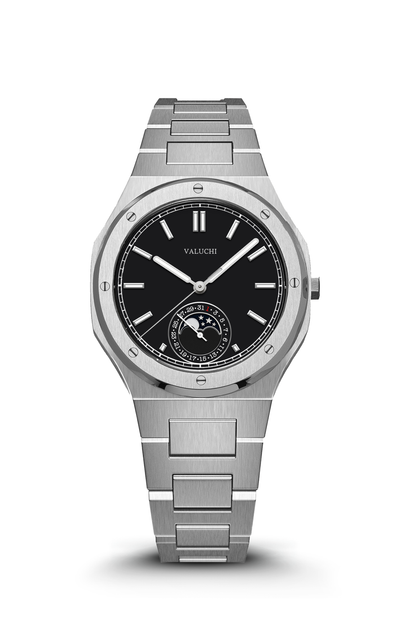 Momentum Automatic Silver Black - 38mm