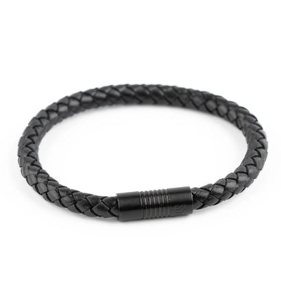 Single Black leather