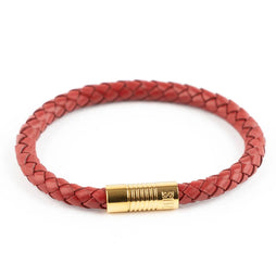 Single Red leather