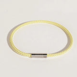 Yellow Sailing Cable Bracelet