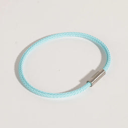 Light Blue Sailing Cable Bracelet