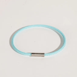 Light Blue Sailing Cable Bracelet