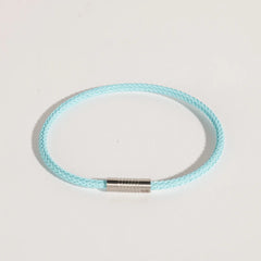 Light Blue Sailing Cable Bracelet