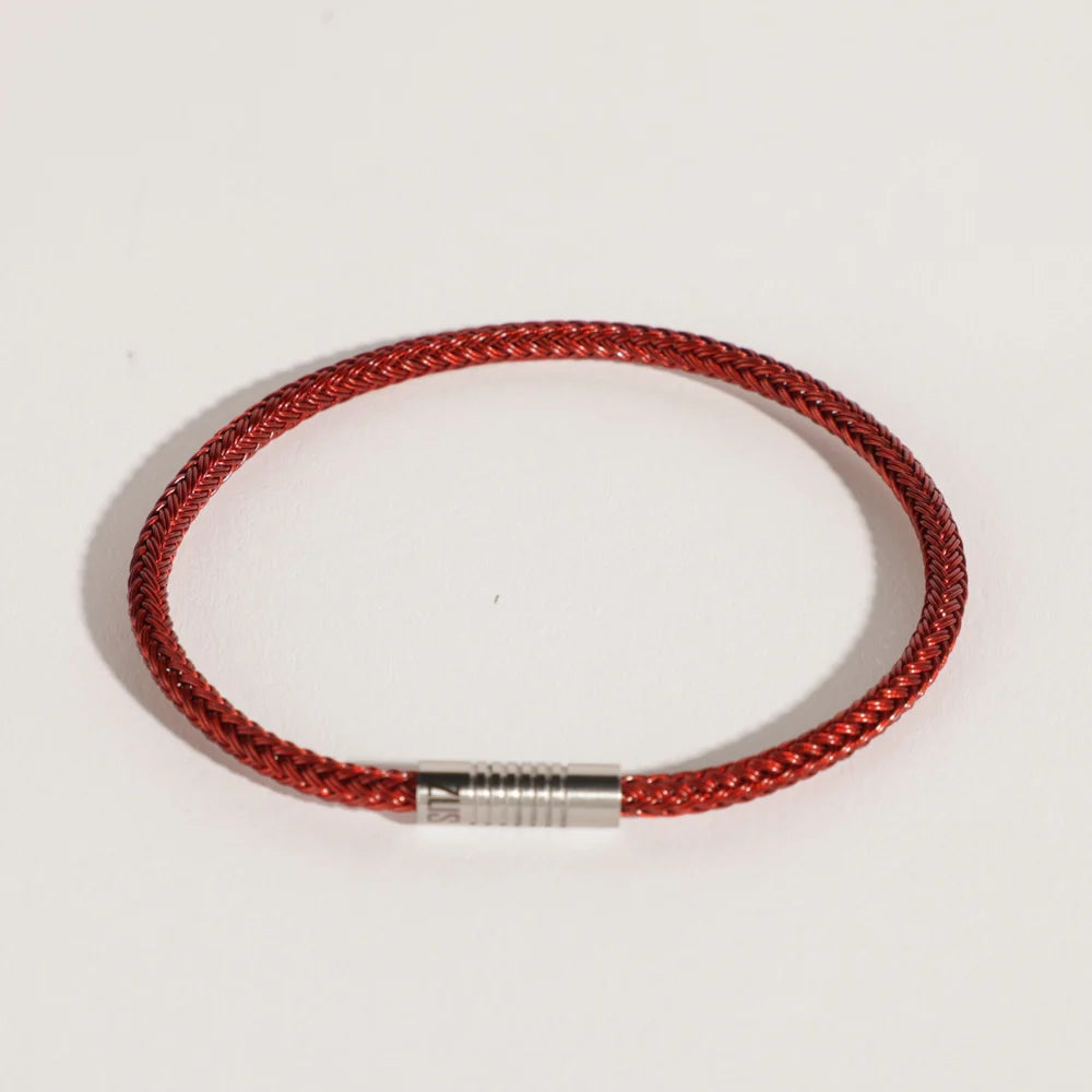 Red Sailing Cable Bracelet