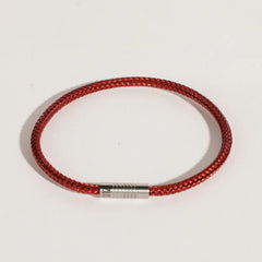 Red Sailing Cable Bracelet