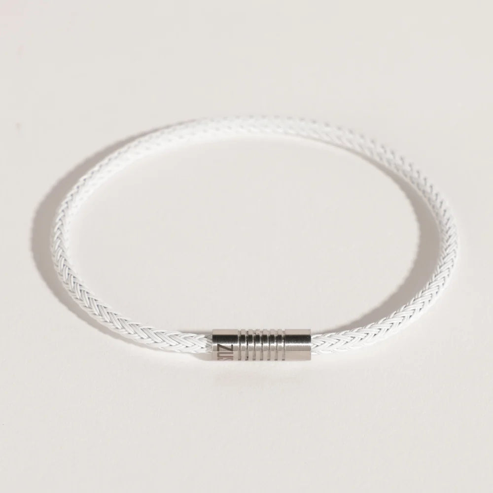 White Sailing Cable Bracelet