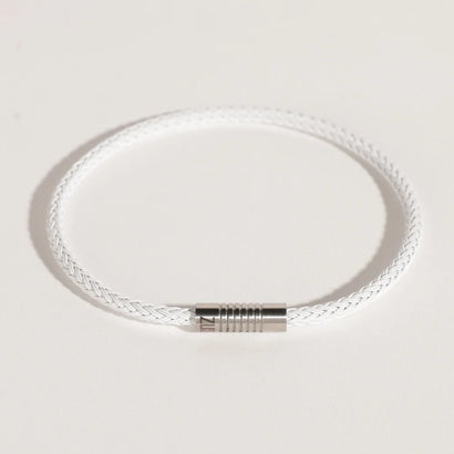 White Sailing Cable Bracelet
