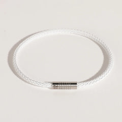 White Sailing Cable Bracelet