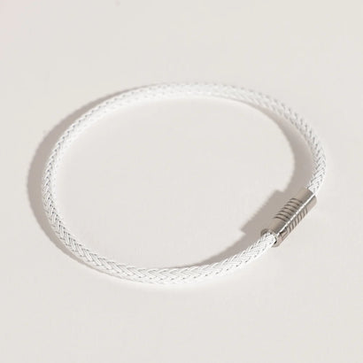 White Sailing Cable Bracelet