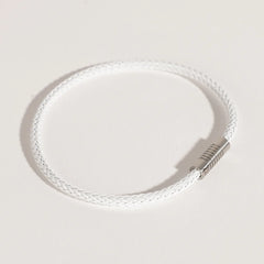White Sailing Cable Bracelet
