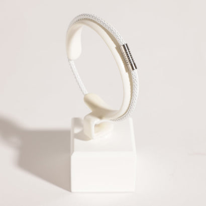 ZUS White Sailing Cable Bracelet
