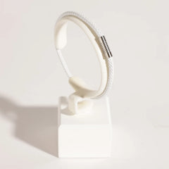 White Sailing Cable Bracelet