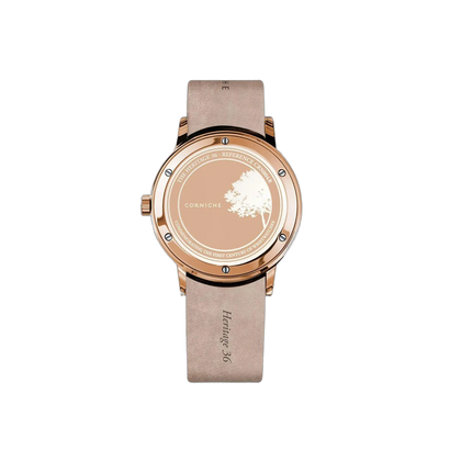 CORNICHE Heritage 36 Rose Gold / White Dial