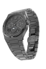 Dual Calendar Gunmetal Black - 40mm