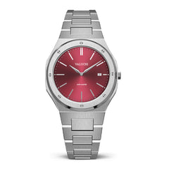 Date Master - Silver Red - 40mm