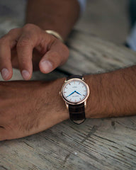 Men’s Heritage 40 Rose Gold with White Dial