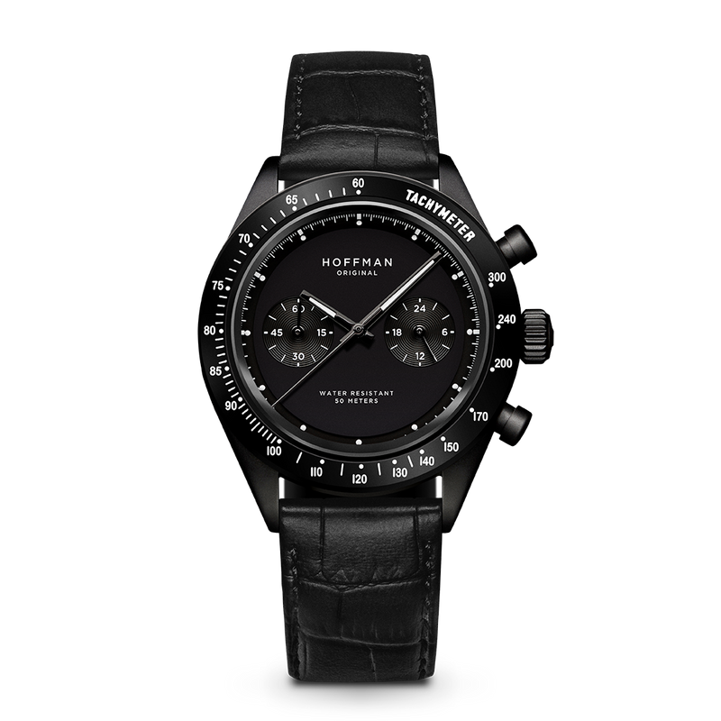 HOFFMAN Racing 40 All Black | Chronograph - Sports watch – LT MENA