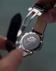 CORNICHE Chronograph Steel with White dial