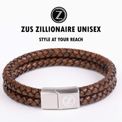 ZUS Double Vintage Brown Leather