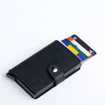ZUS BLACK leather wallet