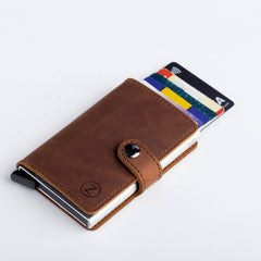 ZUS BROWN leather wallet