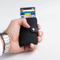 ZUS BLACK leather wallet