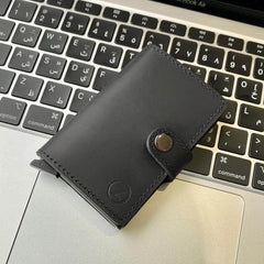 ZUS BLACK leather wallet