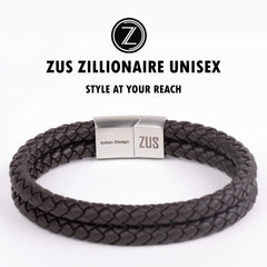 ZUS Double Coffee Brown Leather