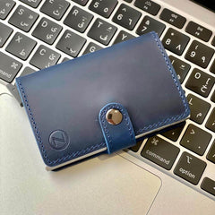 ZUS Blue leather wallet