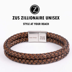 ZUS Double Vintage Brown Leather