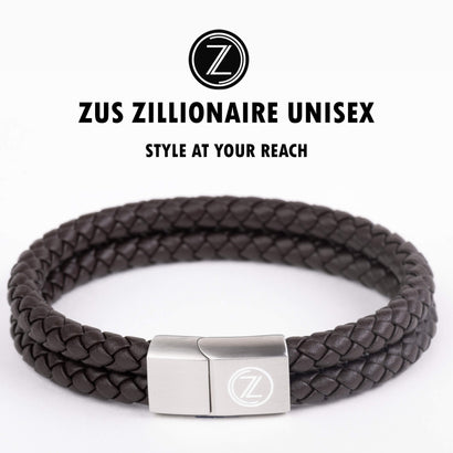 ZUS Double Coffee Brown Leather