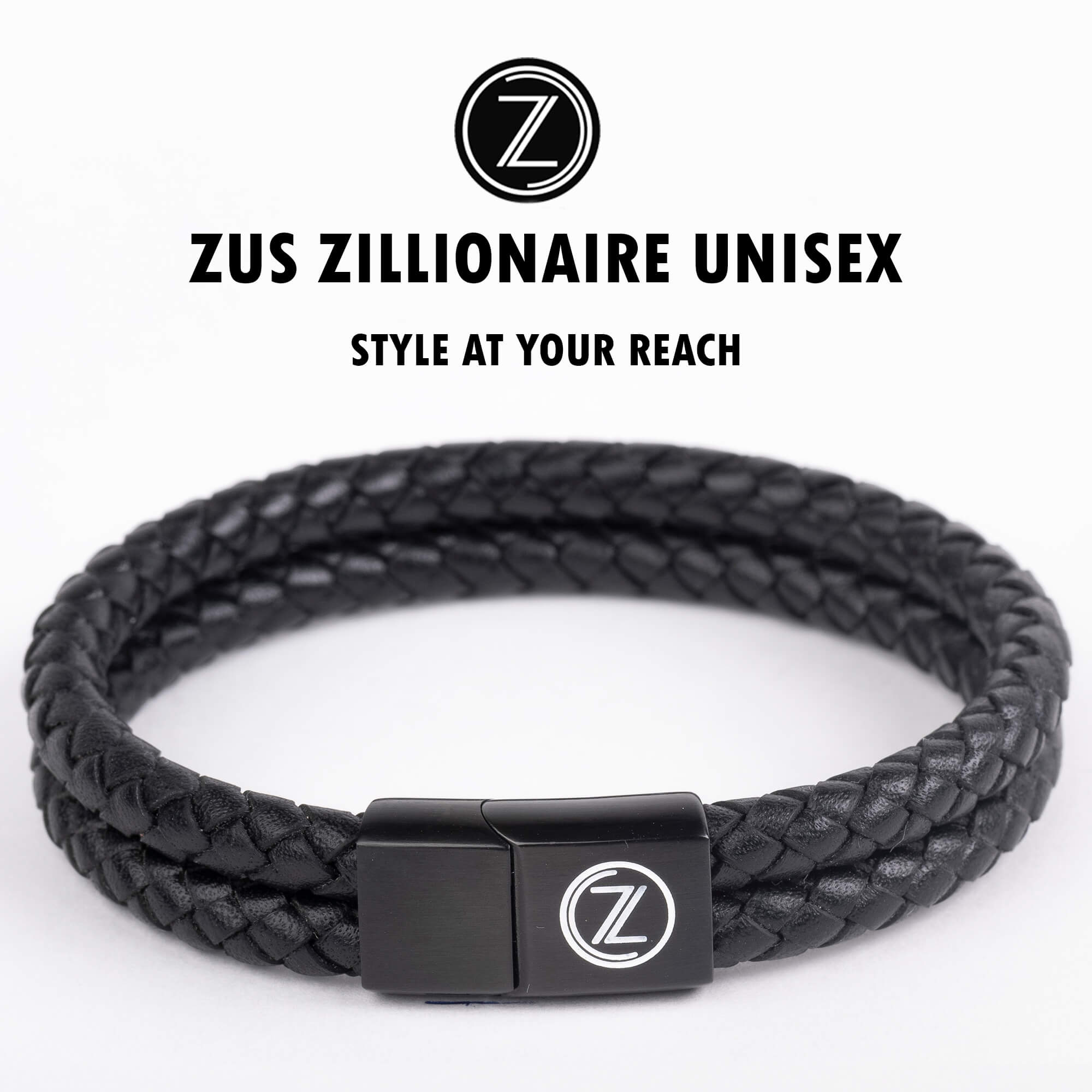 ZUS Double Vintage Black Leather