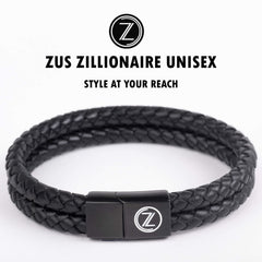 ZUS Double Vintage Black Leather