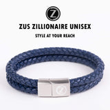 ZUS Double Navy-blue Leather